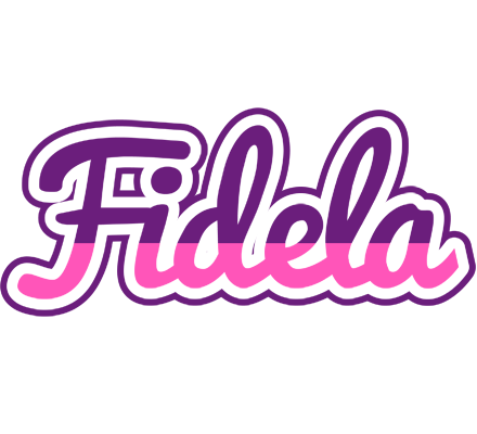 Fidela cheerful logo