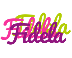 Fidela flowers logo
