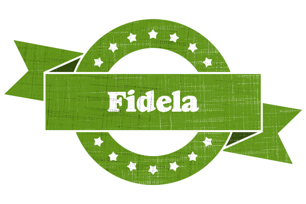 Fidela natural logo
