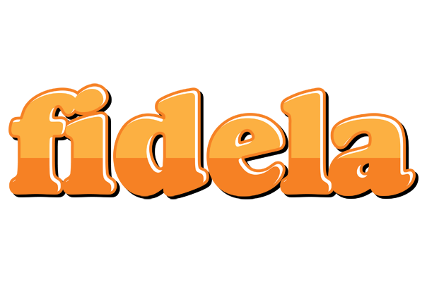 Fidela orange logo