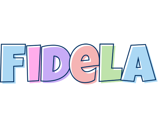 Fidela pastel logo