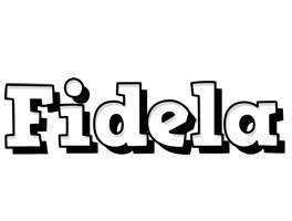 Fidela snowing logo