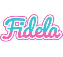 Fidela woman logo