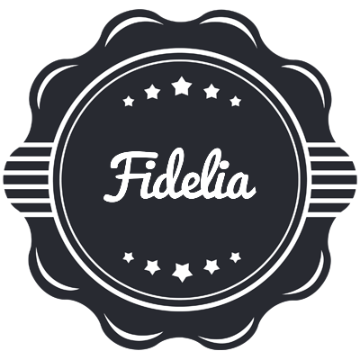 Fidelia badge logo