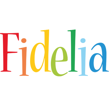Fidelia birthday logo