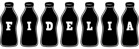 Fidelia bottle logo