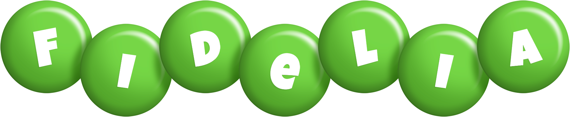 Fidelia candy-green logo
