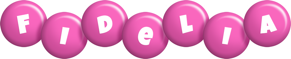 Fidelia candy-pink logo