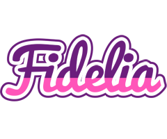 Fidelia cheerful logo