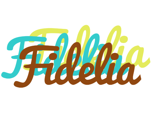 Fidelia cupcake logo