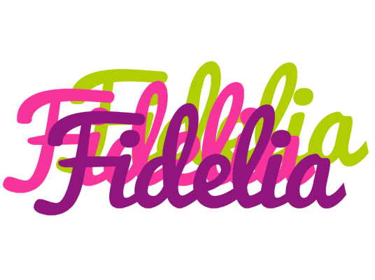 Fidelia flowers logo