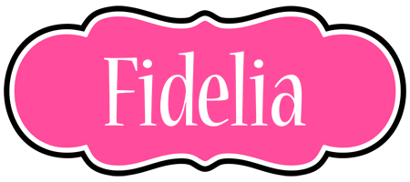 Fidelia invitation logo