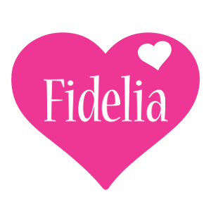 Fidelia love-heart logo
