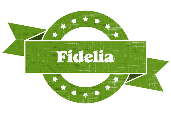 Fidelia natural logo
