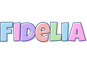 Fidelia pastel logo