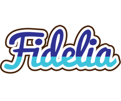 Fidelia raining logo