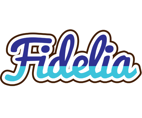 Fidelia raining logo