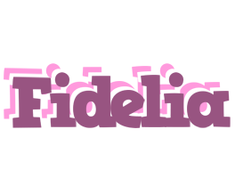 Fidelia relaxing logo