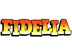 Fidelia sunset logo