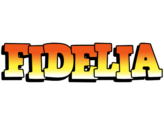 Fidelia sunset logo