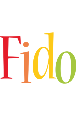 Fido birthday logo