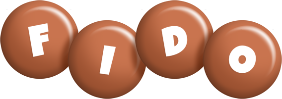 Fido candy-brown logo