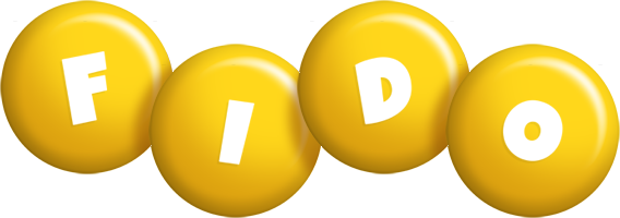 Fido candy-yellow logo