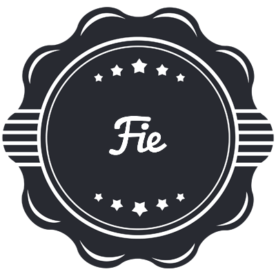 Fie badge logo
