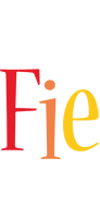 Fie birthday logo