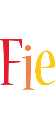 Fie birthday logo