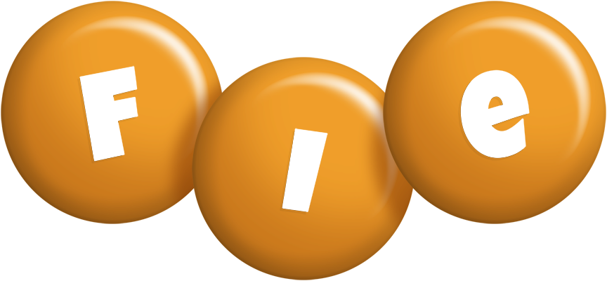 Fie candy-orange logo