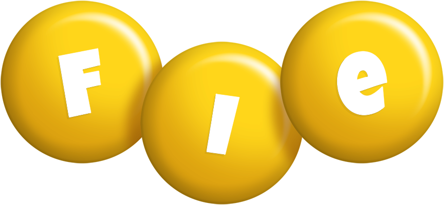 Fie candy-yellow logo
