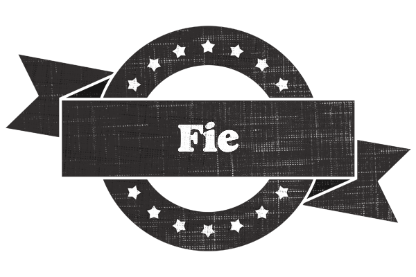 Fie grunge logo