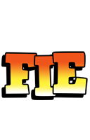 Fie sunset logo