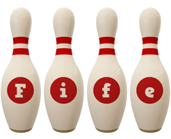 Fife bowling-pin logo