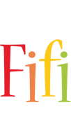 Fifi birthday logo