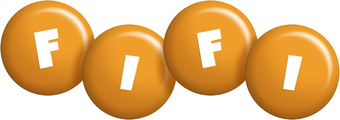 Fifi candy-orange logo