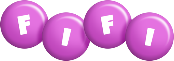Fifi candy-purple logo