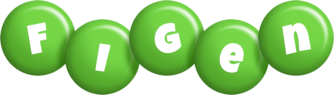 Figen candy-green logo