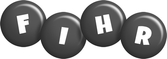 Fihr candy-black logo