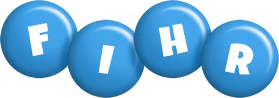 Fihr candy-blue logo