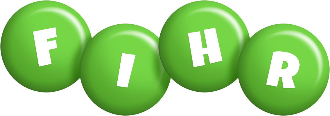 Fihr candy-green logo