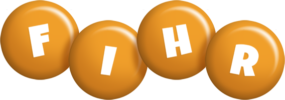 Fihr candy-orange logo