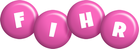 Fihr candy-pink logo