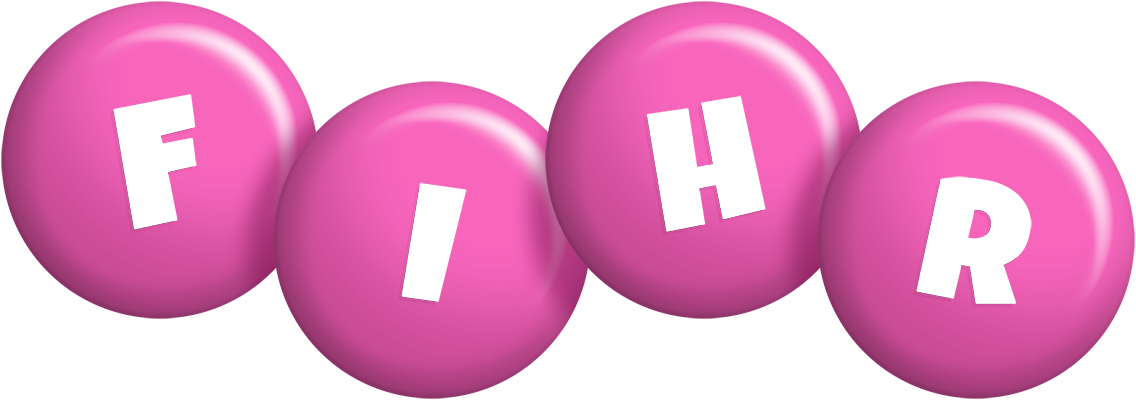 Fihr candy-pink logo