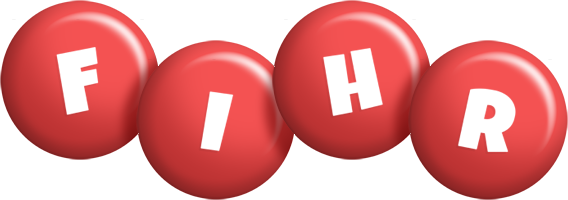 Fihr candy-red logo