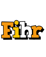 Fihr cartoon logo