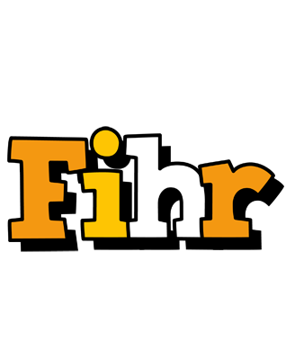 Fihr cartoon logo