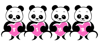 Fihr love-panda logo