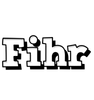 Fihr snowing logo